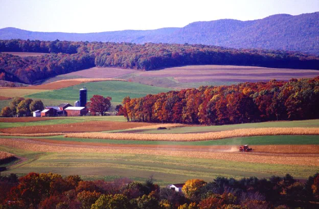 Farmland near Klingerstown, Pennsylvania